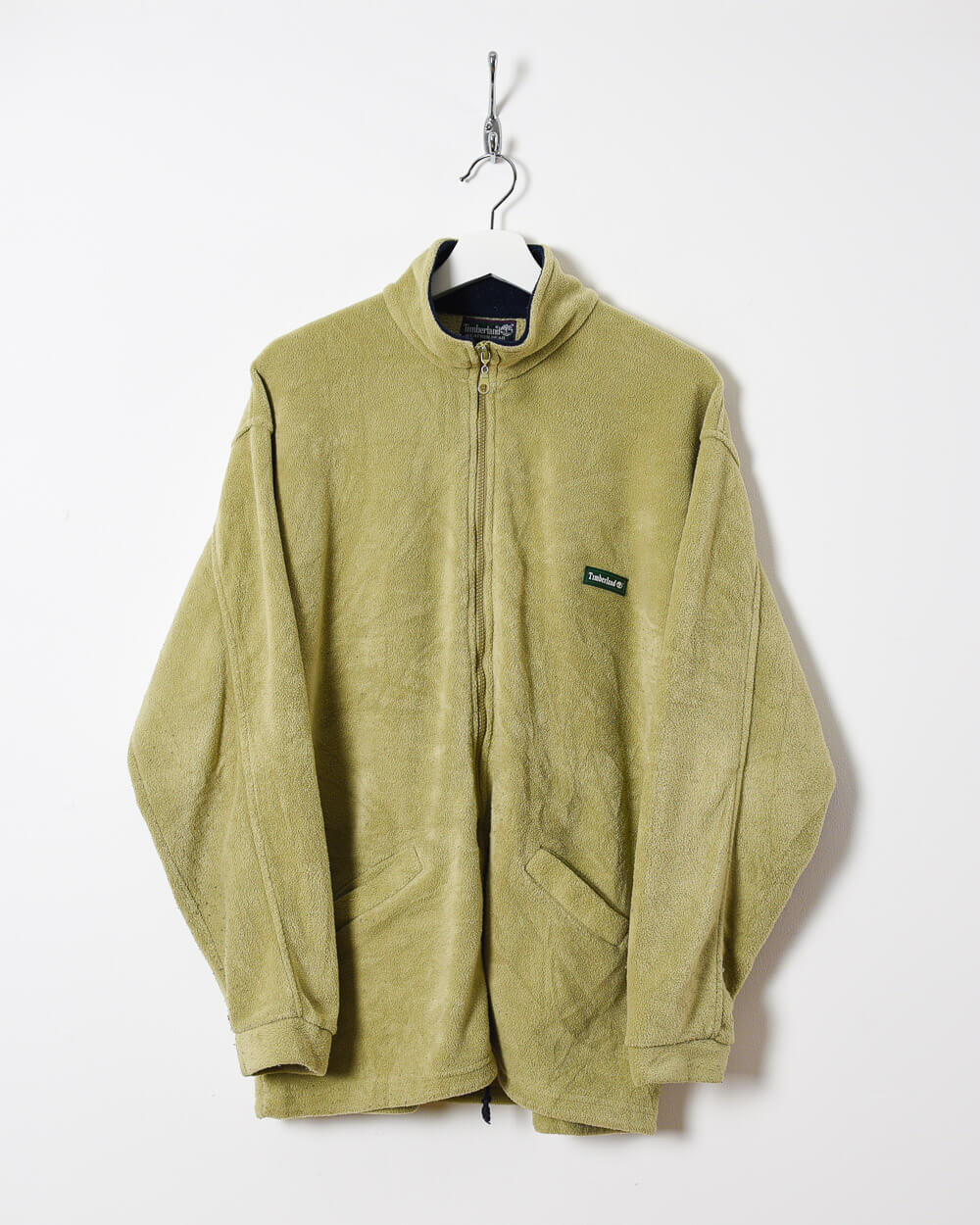 Khaki Timberland Zip-Through Sweatshirt - Large