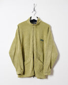 Khaki Timberland Zip-Through Sweatshirt - Large