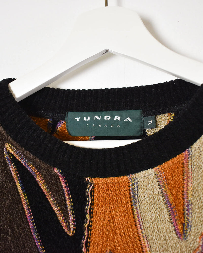 Maroon Tundra Knitted Sweatshirt - X-Large