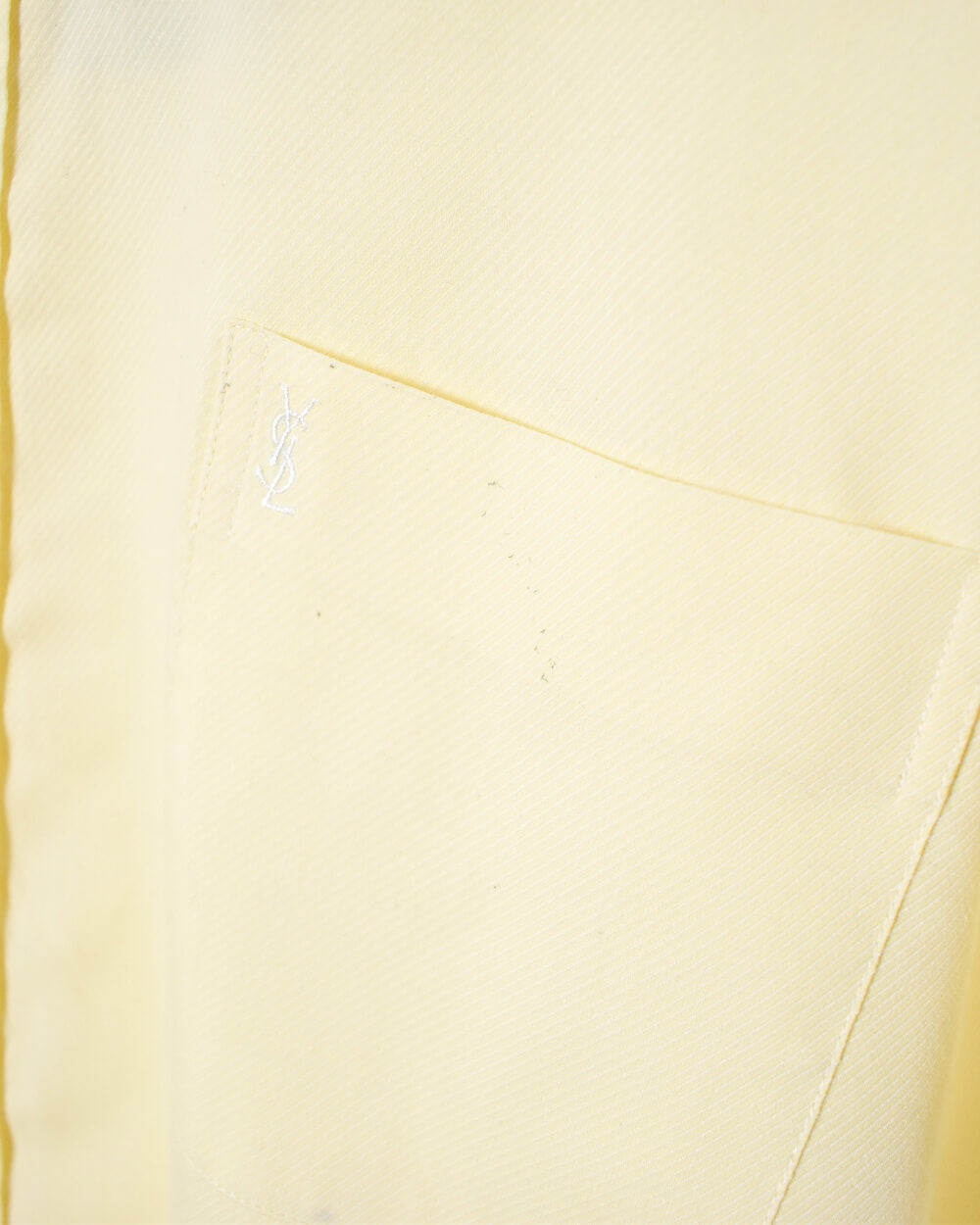 Yellow Yves Saint Laurent Polo Shirt - X-Large