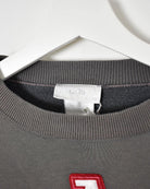 Grey Adidas Property of Adidas Athletic Club Sweatshirt - Medium