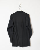 Black Adidas Turtle Neck Long Sleeved T-Shirt - Large