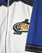 White Champion USA Hockey Tracksuit Top - Small