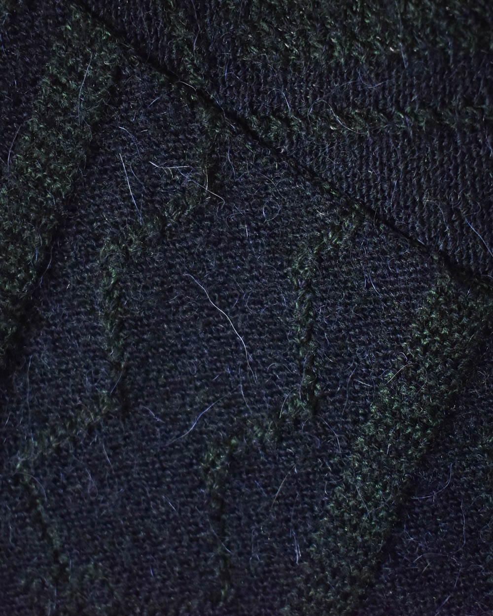 Navy Chemise Lacoste Knitted Sweatshirt - X-Large