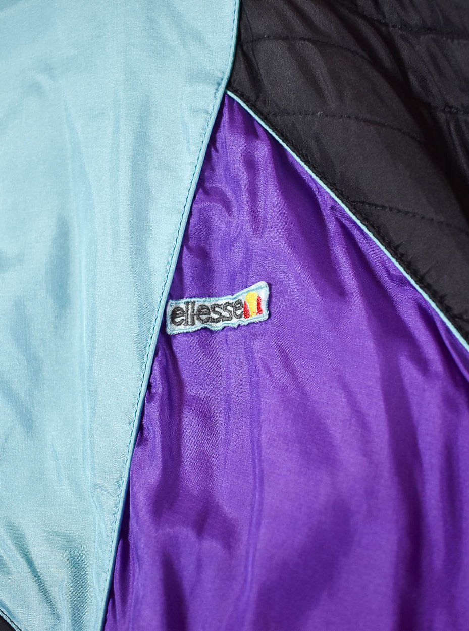 Black Ellesse Removable Sleeves Shell Jacket - X-Large
