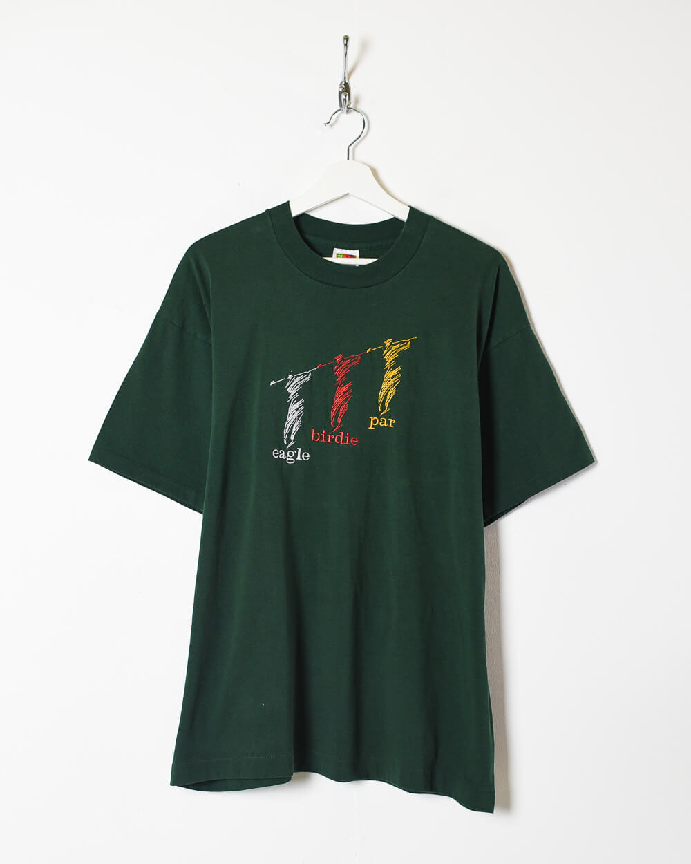Green Golf Eagle Birdie Par T-Shirt - X-Large