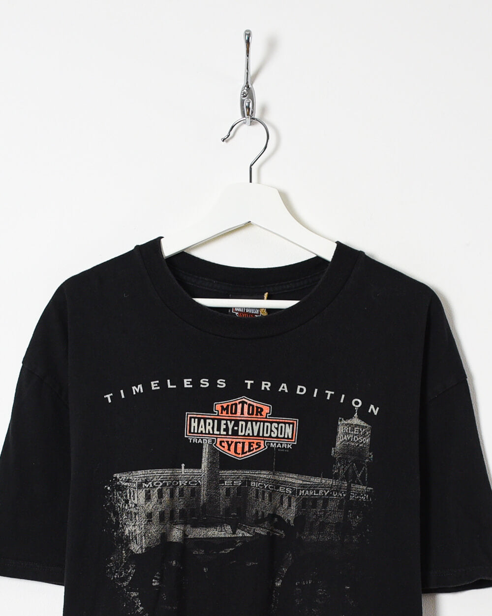 Black Harley Davidson Motorcycles Timeless Tradition T-Shirt - X-Large