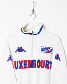 White Kappa Luxembourg 1/4 Zip Sweatshirt - X-Large
