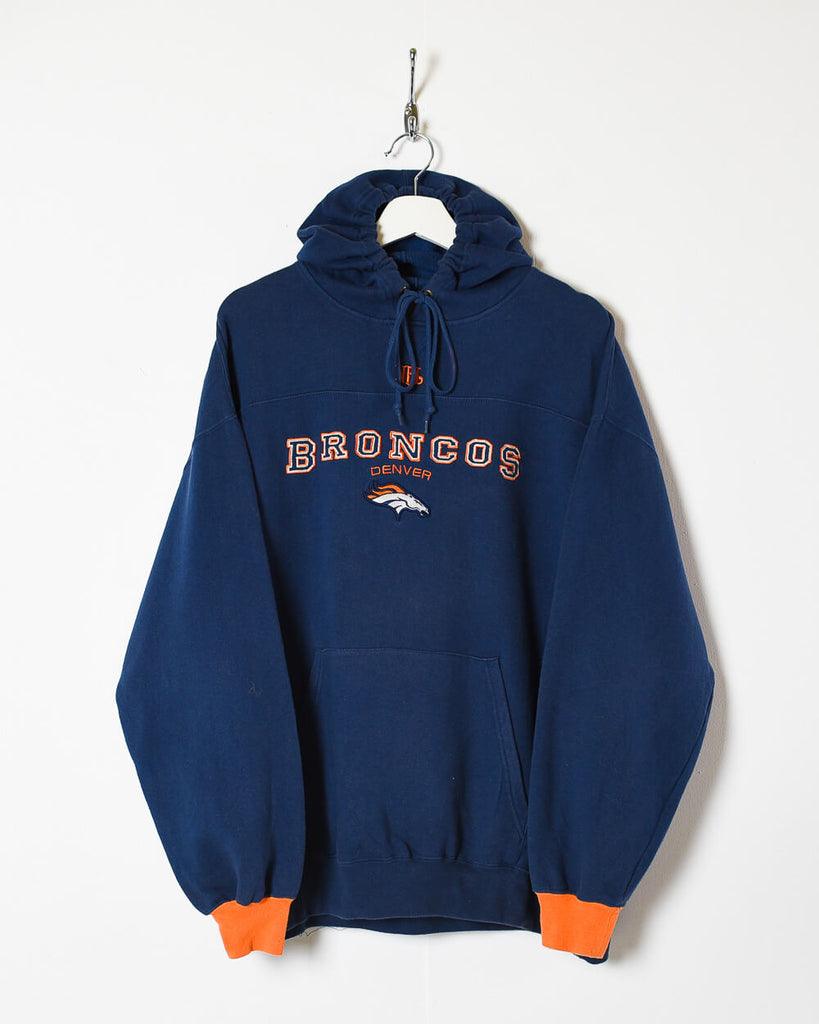 Vintage 00s Navy NFL Denver Broncos Sweatshirt - Small Cotton– Domno Vintage