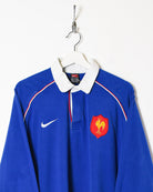 Blue Nike France Rugby Shirt - Large