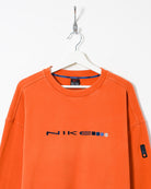 Orange Nike Sweatshirt - X-Large