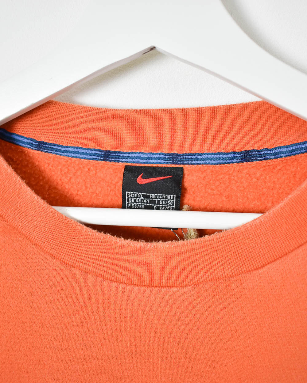 Orange Nike Sweatshirt - X-Large