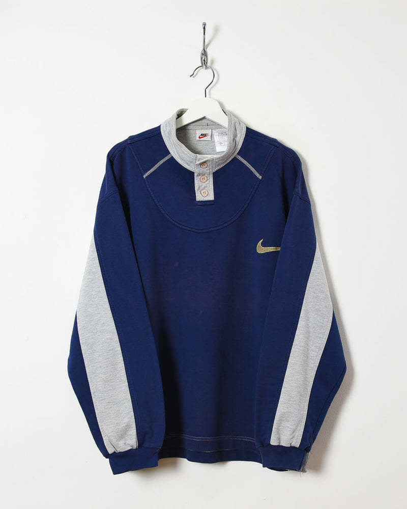 Navy Nike USA Just Do It Sweatshirt - X-Large