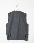 Grey Vintage Utility Vest - Large