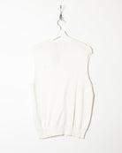 White Polo Ralph Lauren Sweater Vest - Small