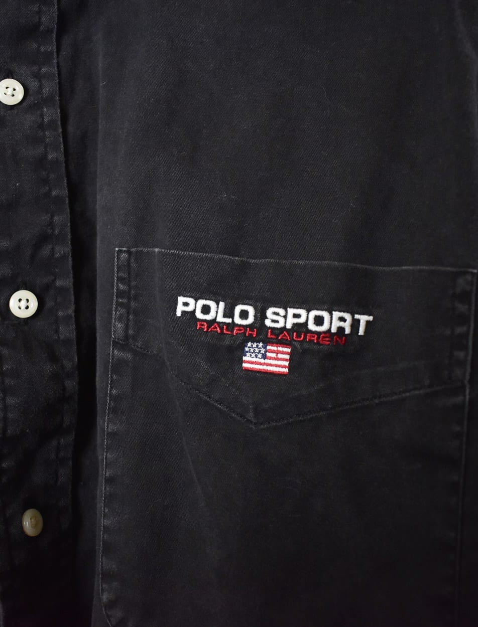 Black Polo Sport Ralph Lauren Shirt - Large