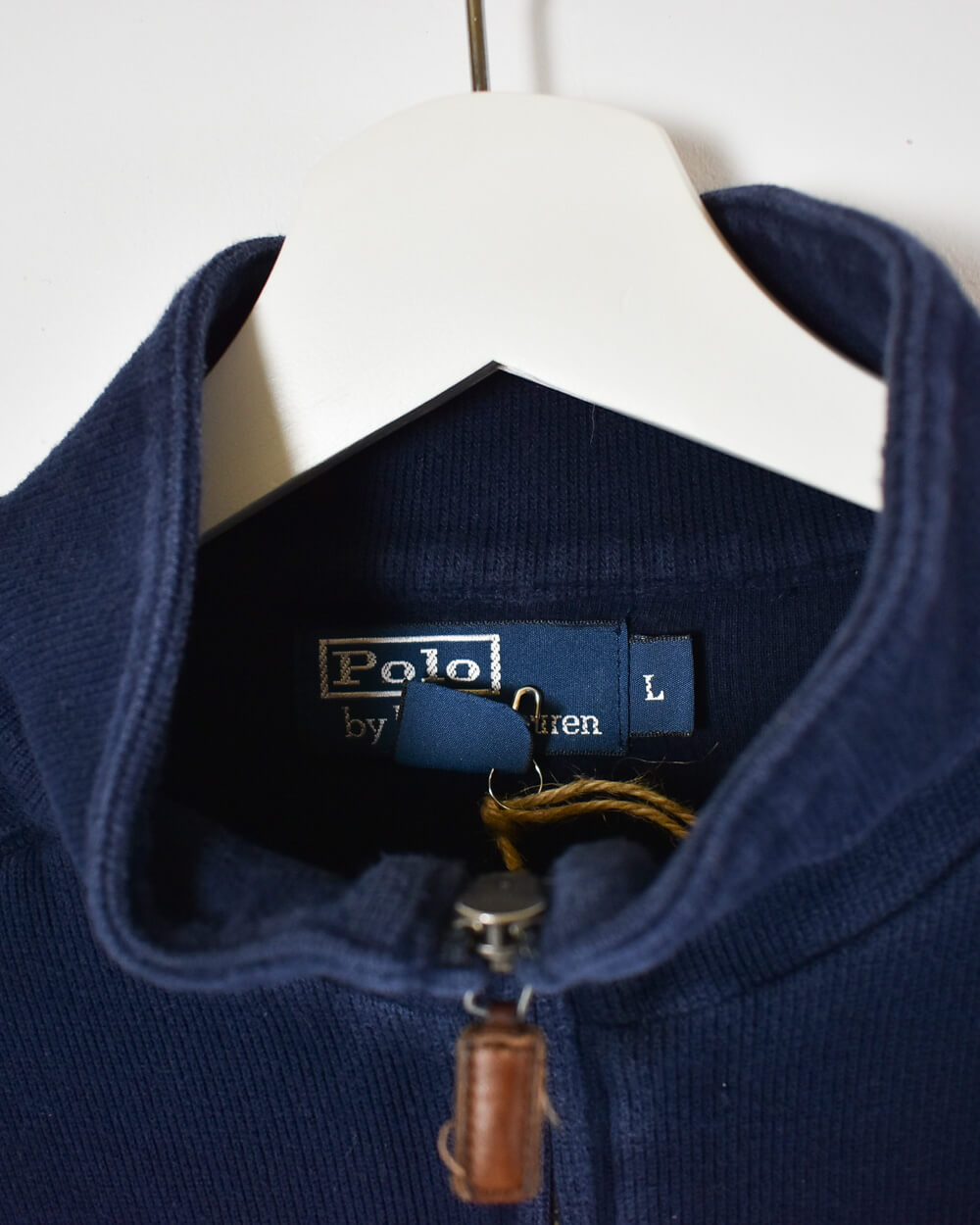 Navy Ralph Lauren 1/4 Zip Sweatshirt - Medium