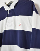 Navy Ralph Lauren Rugby Shirt - Large
