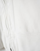 White Ralph Lauren Zip-Through Hoodie - Small