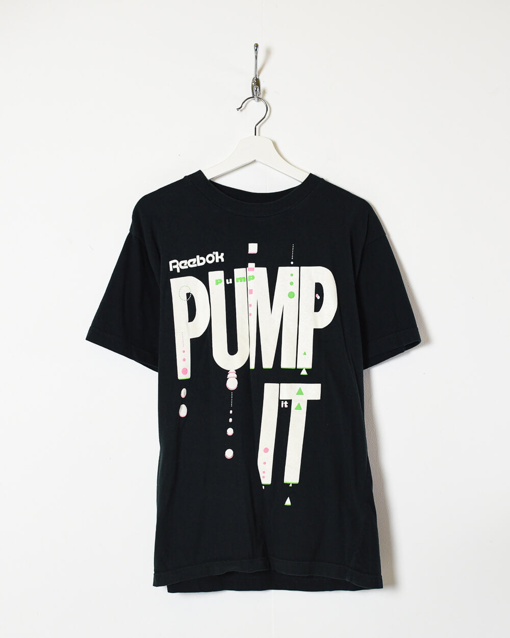 Black Reebok Pump it T-Shirt - Medium