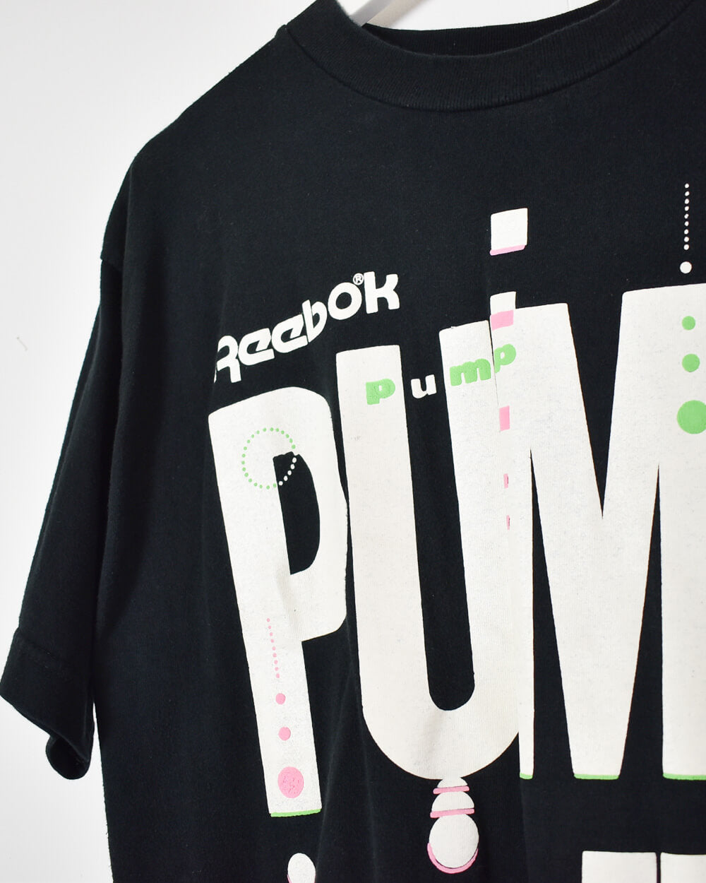 Black Reebok Pump it T-Shirt - Medium