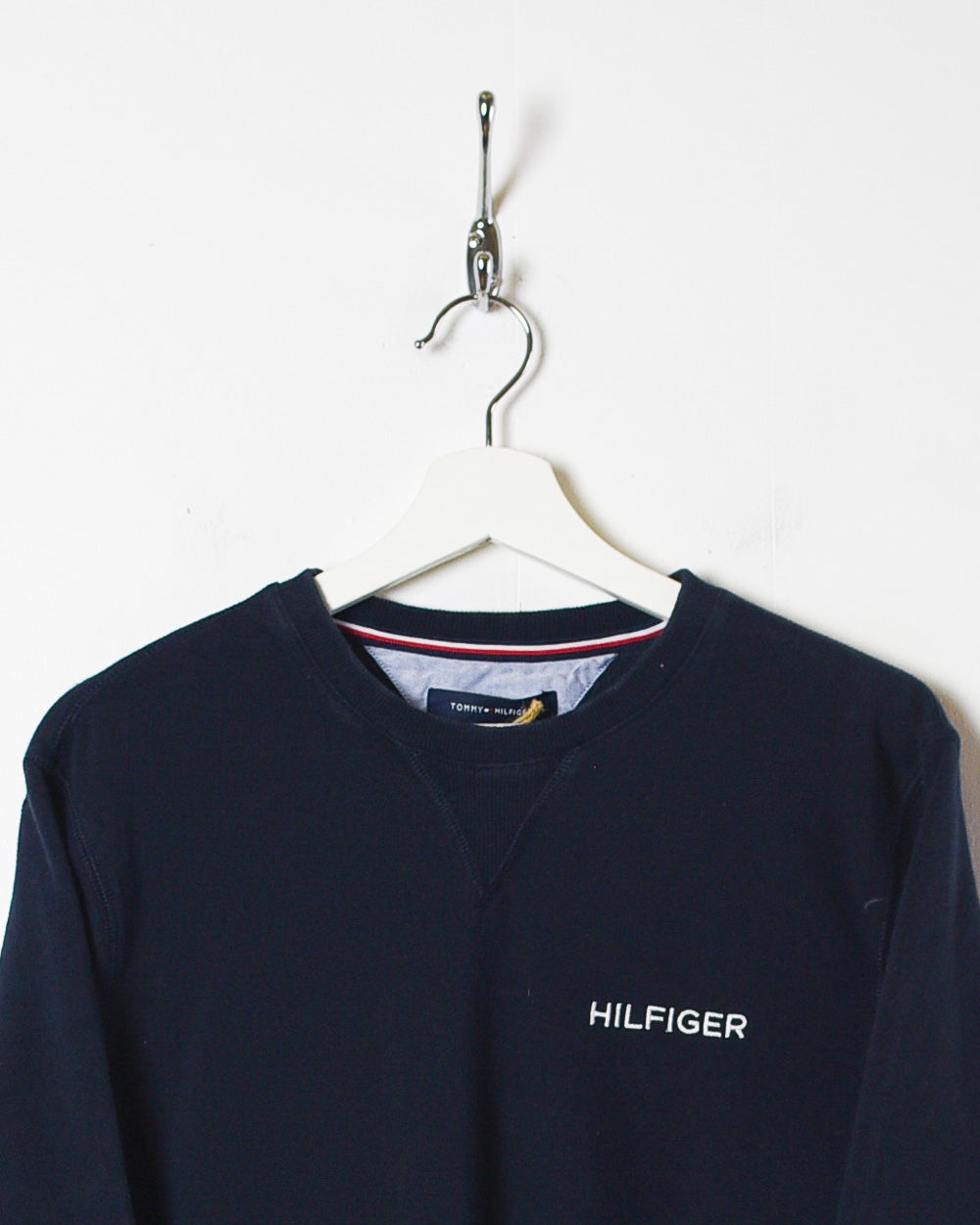 Navy Tommy Hilfiger Sweatshirt - Small