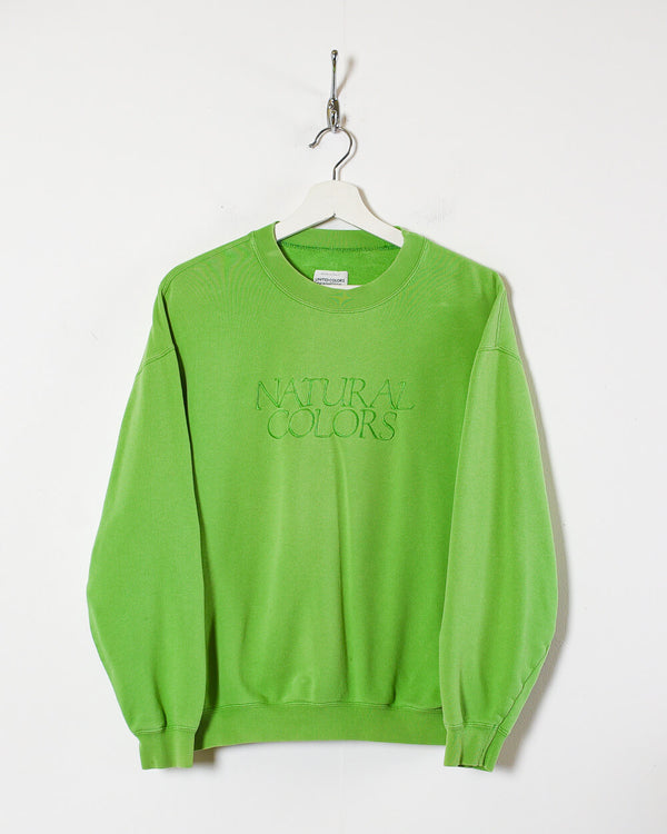 Green United Colors of Benetton Natural Colors Sweatshirt - Small