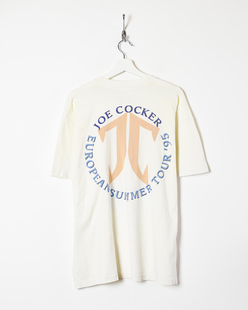 White Joe Cocker 1995 Summer Tour T-Shirt - X-Large