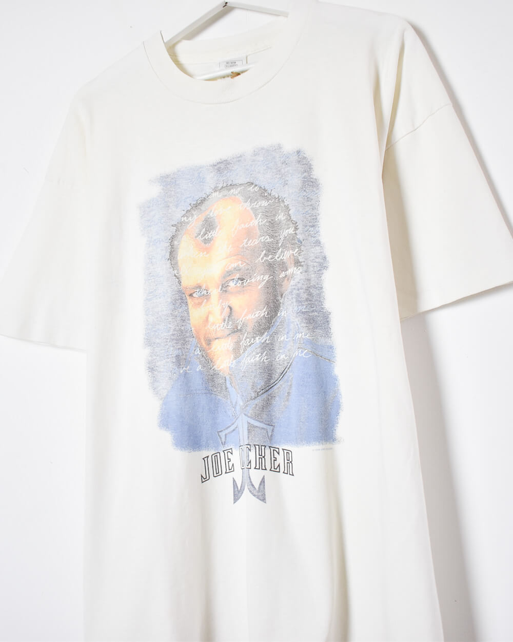 White Joe Cocker 1995 Summer Tour T-Shirt - X-Large