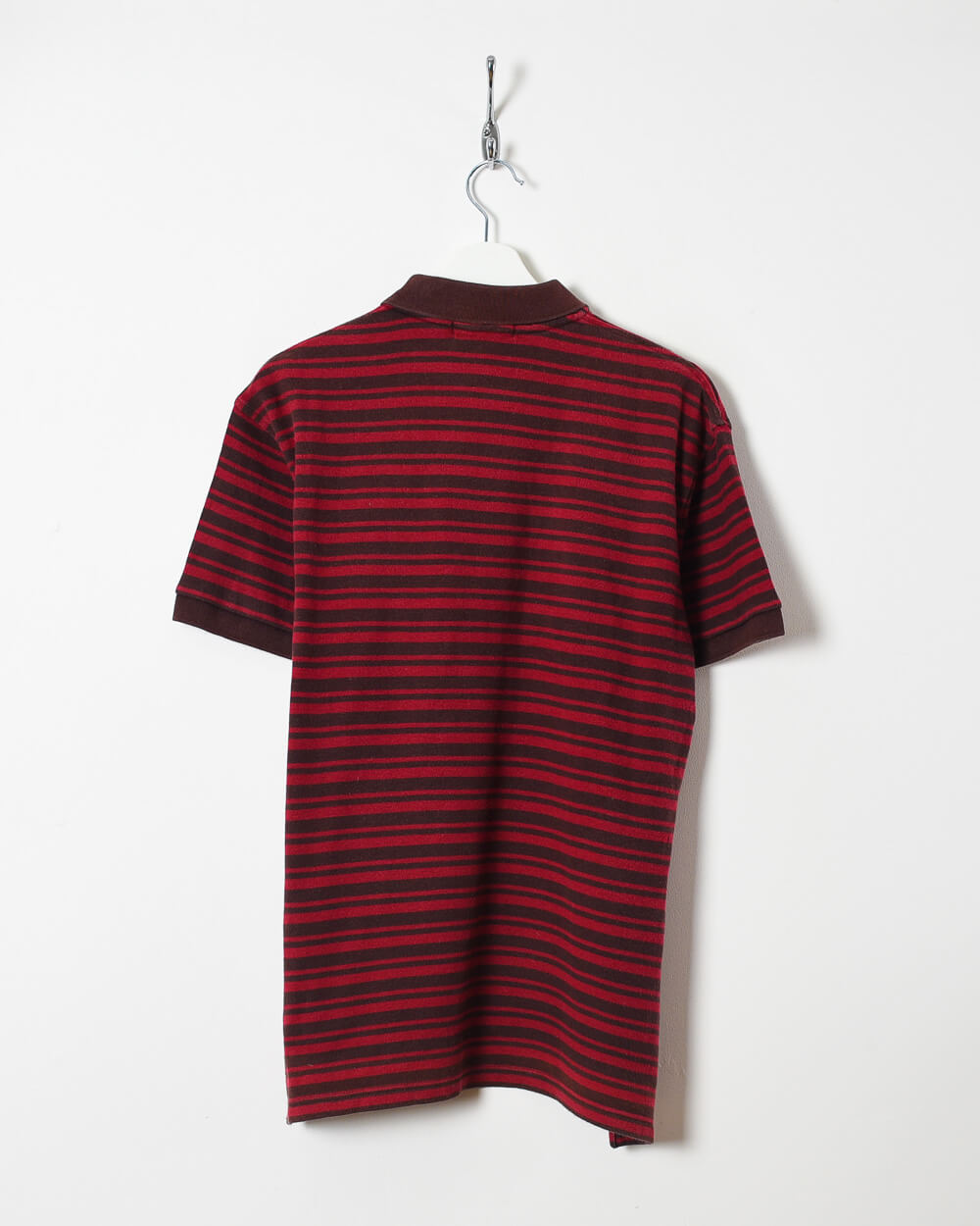 Maroon Yves Saint Laurent Polo Shirt - Medium