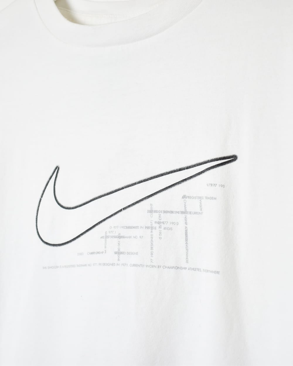 White Nike T-Shirt - Medium