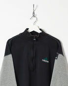 Black Adidas Equipment 1/2 Zip Sweatshirt - X-Large