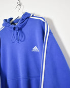 Blue Adidas Hoodie - X-Large