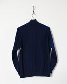 Navy Adidas Tracksuit Top - Small