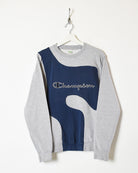 Navy Champion Rework Sweatshirt - Small