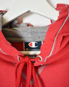 Red Champion Hoodie - Large