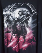 Black Grim Reaper Graphic T-Shirt - XX-Large