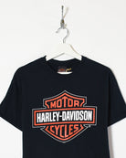 Black Harley Davidson Motorcycles T-Shirt - Medium