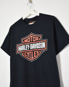 Black Harley Davidson Motorcycles T-Shirt - Medium