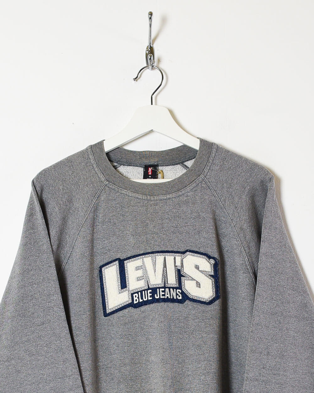 Grey Levi Strauss & Co. Blue Jeans Sweatshirt - X-Large