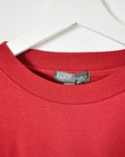 Red Naf Naf Long Sleeved T-Shirt - Medium