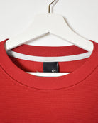 Red Nike Sweatshirt - Large
