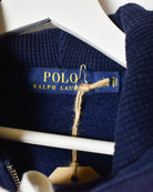 Navy Polo Ralph Lauren Zip-Through Hoodie - Medium