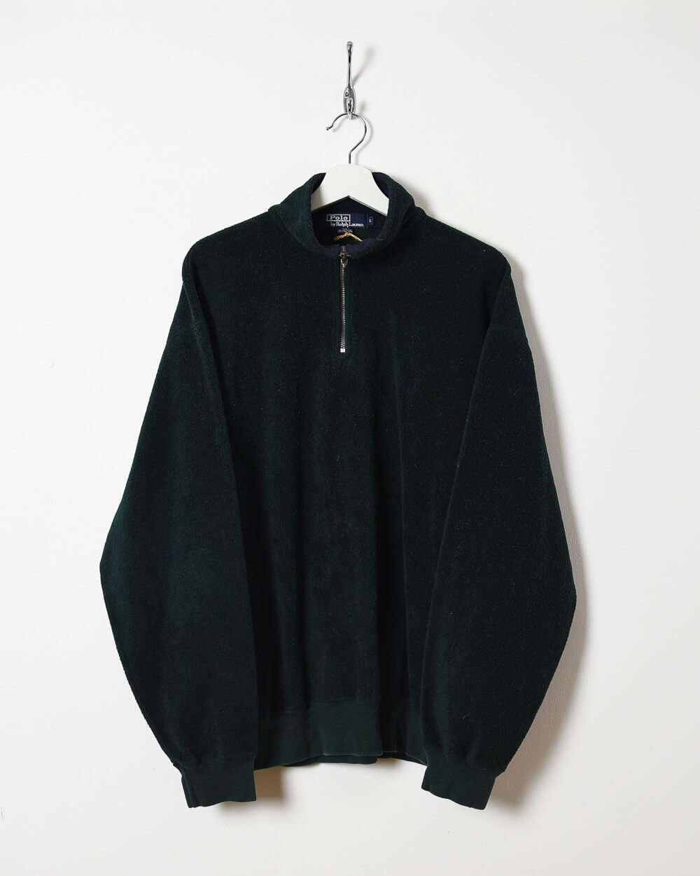 Green Ralph Lauren 1/4 Zip Fleece - Large