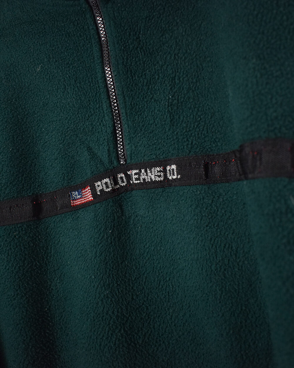 Green Ralph Lauren Polo Jeans Co 1/4 Zip Fleece - XX-Large