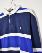 Navy Ralph Lauren Rugby Shirt -  X-Large