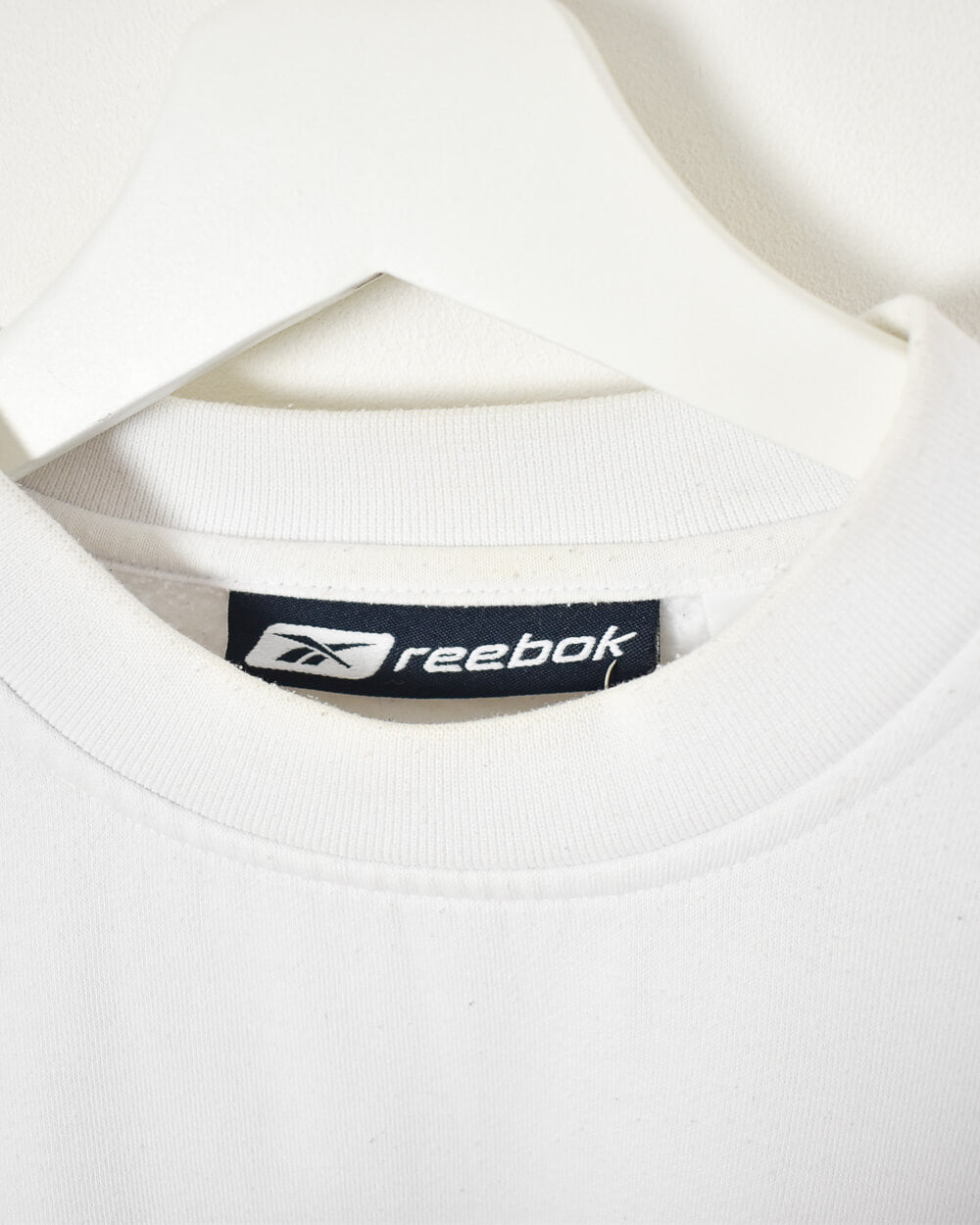 White Reebok Sweatshirt - X-Small