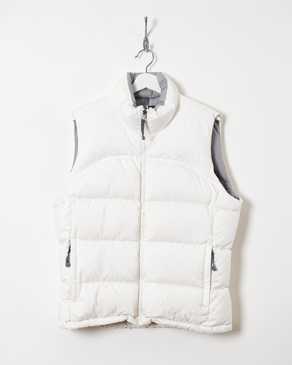 White The North Face Women's 700 Down Gilet - Large