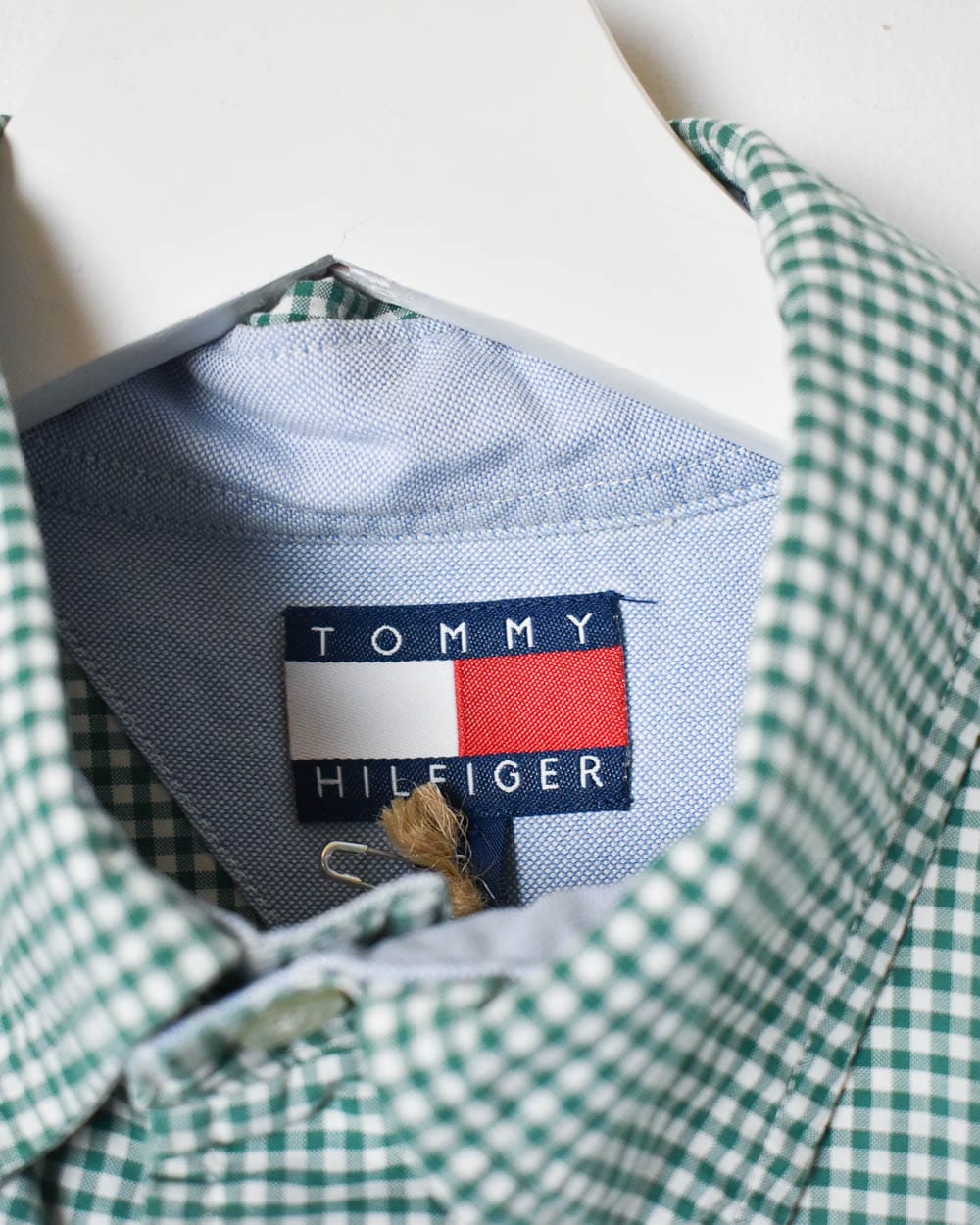 Green Tommy Hilfiger Checked Shirt - Small