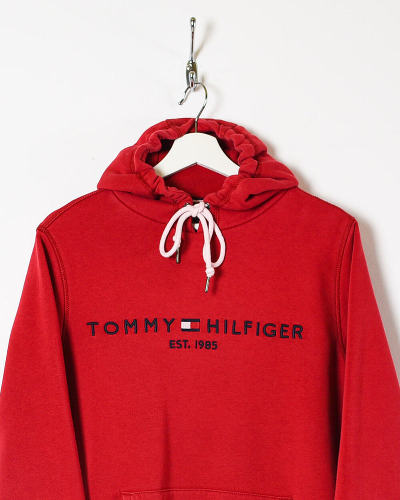 Vintage Cotton Red Tommy Hilfiger Est 1985 Medium– Domno Vintage
